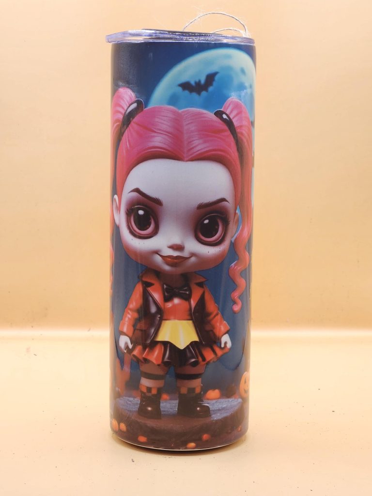Harley Quinn Style Cactus Themed Cute Joker 20oz Stainless Steel Tumbler #20033