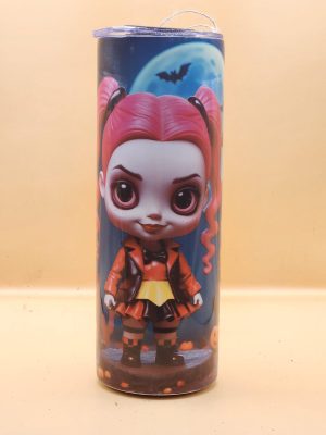Harley Quinn Style Cactus Themed Cute Joker 20oz Stainless Steel Tumbler #20033