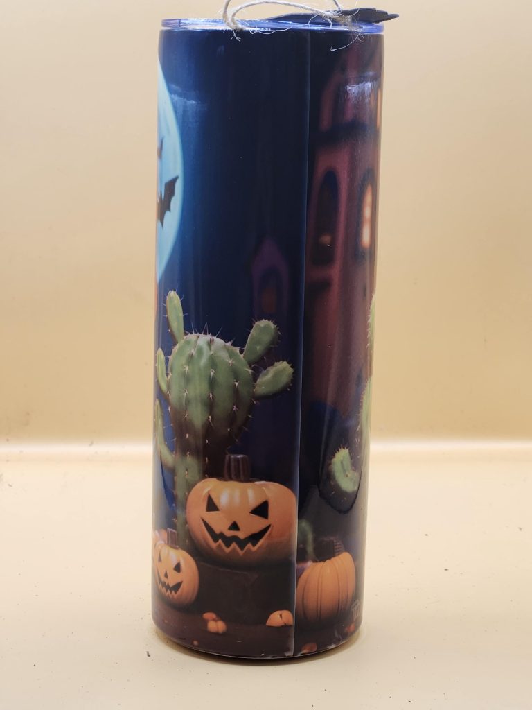 Harley Quinn Style Cactus Themed Cute Joker 20oz Stainless Steel Tumbler #20033 - Image 3