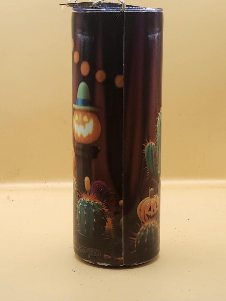 Joker Style Cactus Themed Cute Batman 20oz Stainless Steel Tumbler #20034 - Image 3