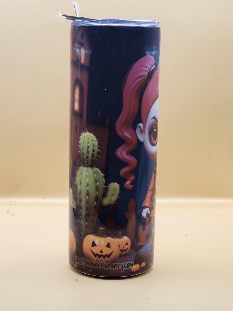 Harley Quinn Style Cactus Themed Cute Joker 20oz Stainless Steel Tumbler #20033 - Image 2