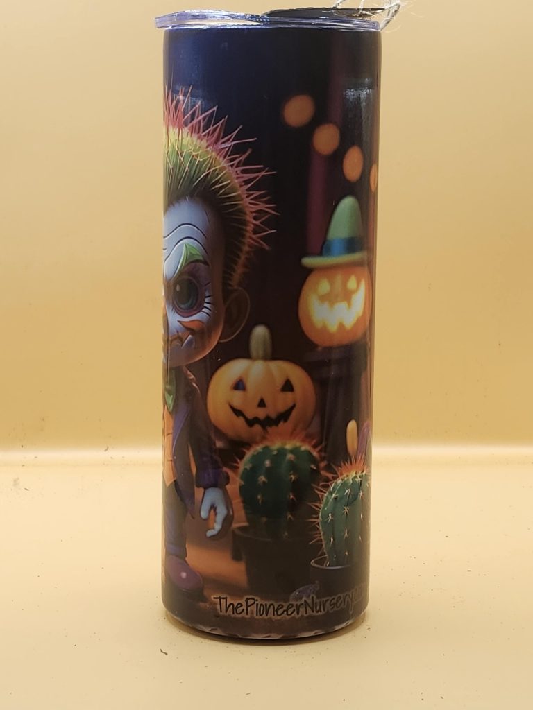 Joker Style Cactus Themed Cute Batman 20oz Stainless Steel Tumbler #20034 - Image 4
