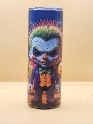 Joker Style Cactus Themed Cute Batman 20oz Stainless Steel Tumbler #20034