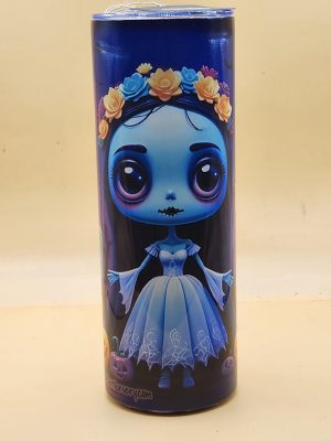 Corpse Bride Love Never Dies Halloween Cactus Themed Cute 20oz Stainless Steel Tumbler #20035