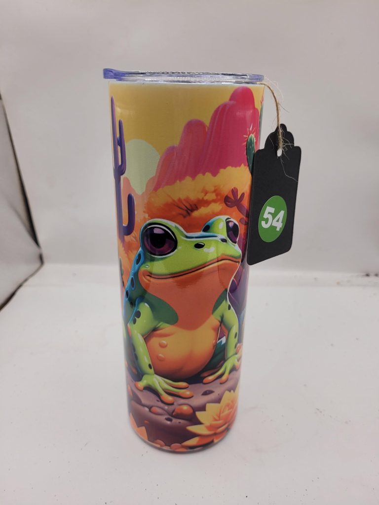 Adorable Pet Themed Fall Style Cactus Landscape and Super Cute 20oz Stainless Steel Tumbler, Dogs, Cats, Spiders, Frogs, Guinea Pigs... - Image 9