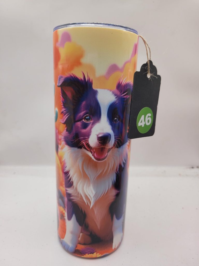 Adorable Pet Themed Fall Style Cactus Landscape and Super Cute 20oz Stainless Steel Tumbler, Dogs, Cats, Spiders, Frogs, Guinea Pigs... - Image 2