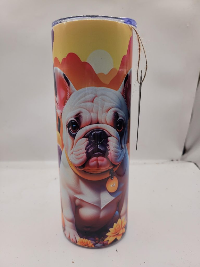 Adorable Pet Themed Fall Style Cactus Landscape and Super Cute 20oz Stainless Steel Tumbler, Dogs, Cats, Spiders, Frogs, Guinea Pigs... - Image 6