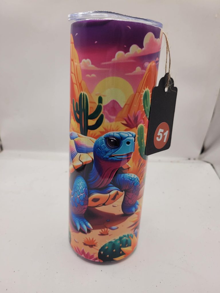 Adorable Pet Themed Fall Style Cactus Landscape and Super Cute 20oz Stainless Steel Tumbler, Dogs, Cats, Spiders, Frogs, Guinea Pigs... - Image 7