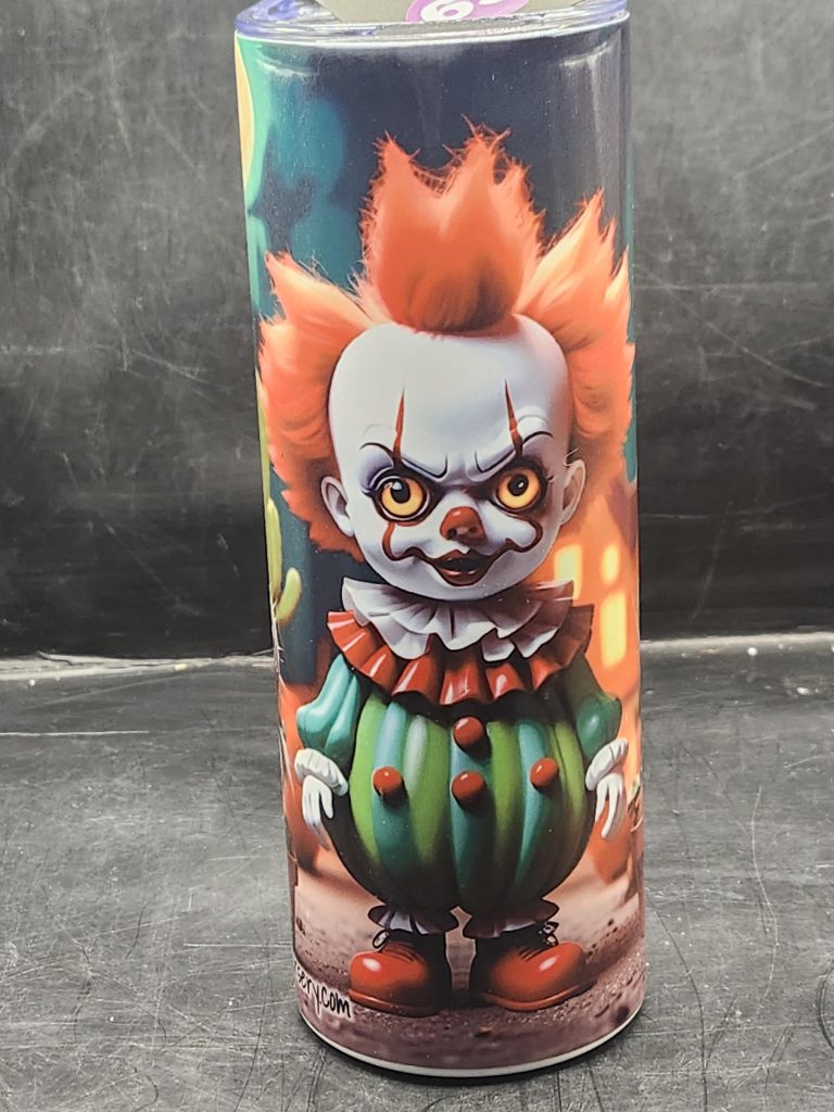 Spooky Christmas Themed Suspicious Funny Creepy Style Cactus Landscape and Super Cute 20oz Stainless Steel Tumbler - Image 3