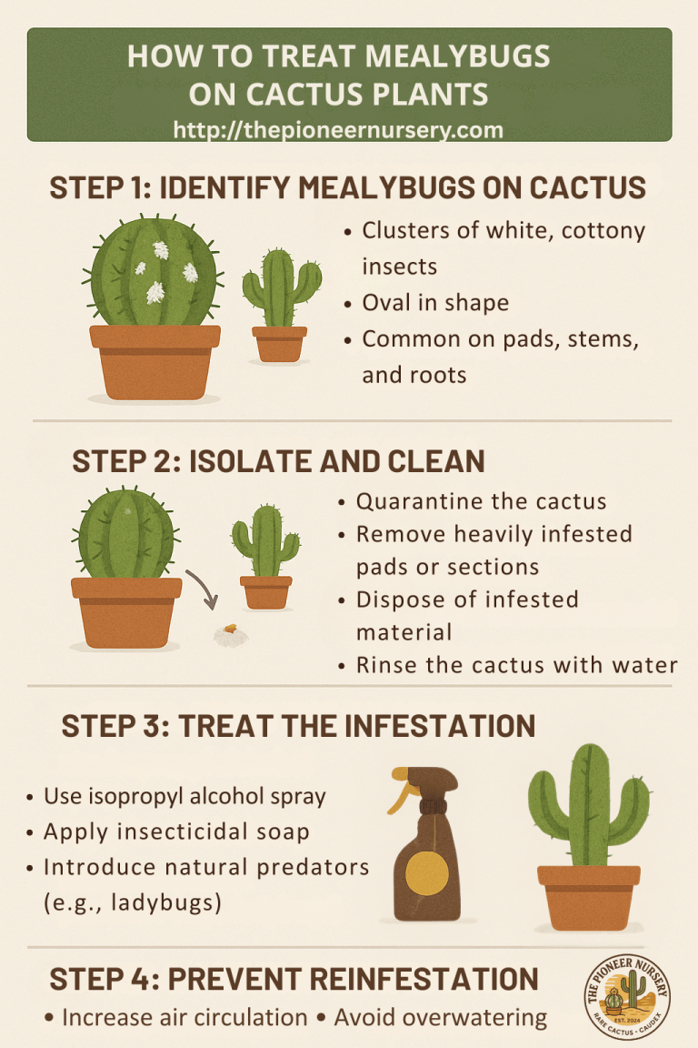 How to Treat Mealybugs on Cactus Plants