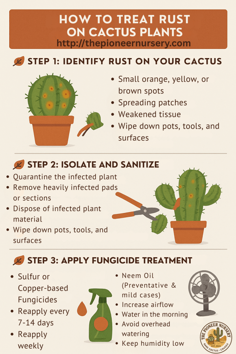 How to Treat Rust on Cactus Plants
