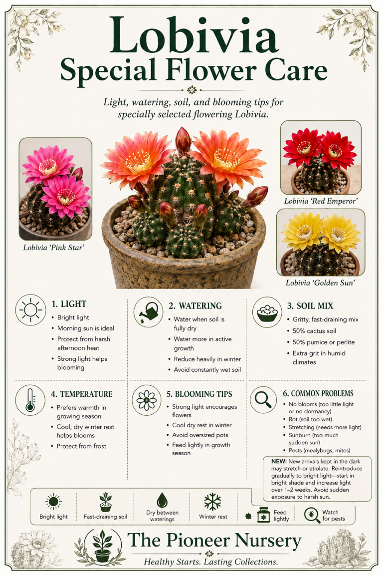Lobivia with Special Flowers Care Guide