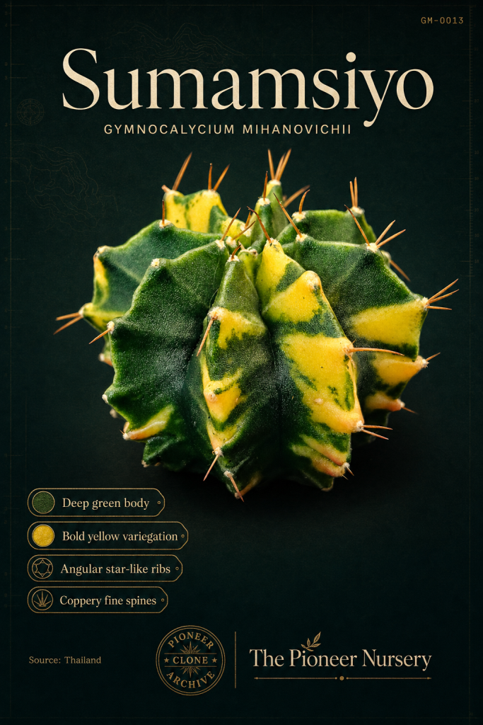 Sumamsiyo Gymnocalycium mihanovichii clone profile