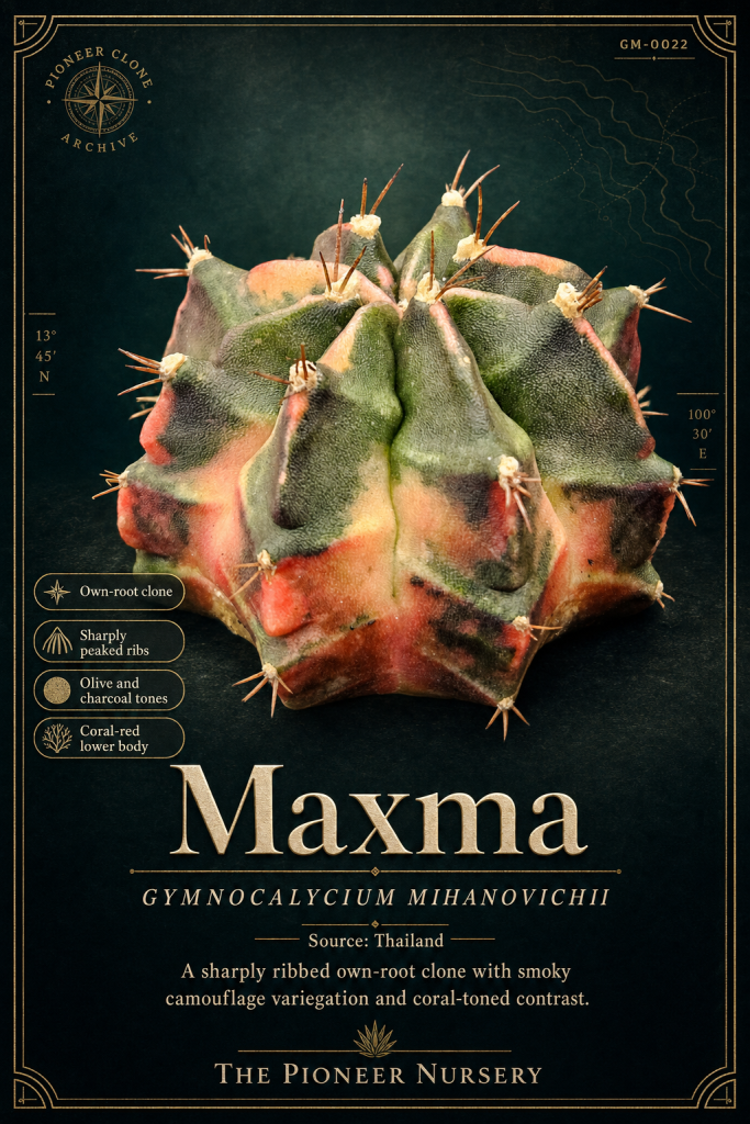 Maxma Gymnocalycium mihanovichii clone profile